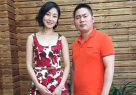 广州恩佐与明星合影